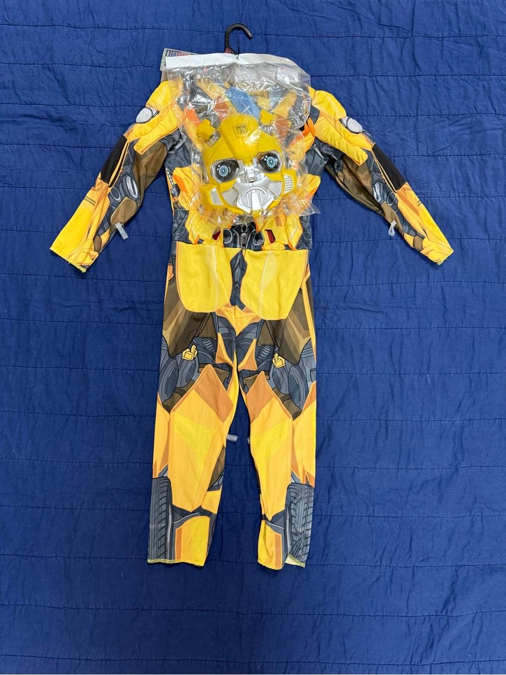 Yellow Transformers Bumblebee Halloween Costume with Mask